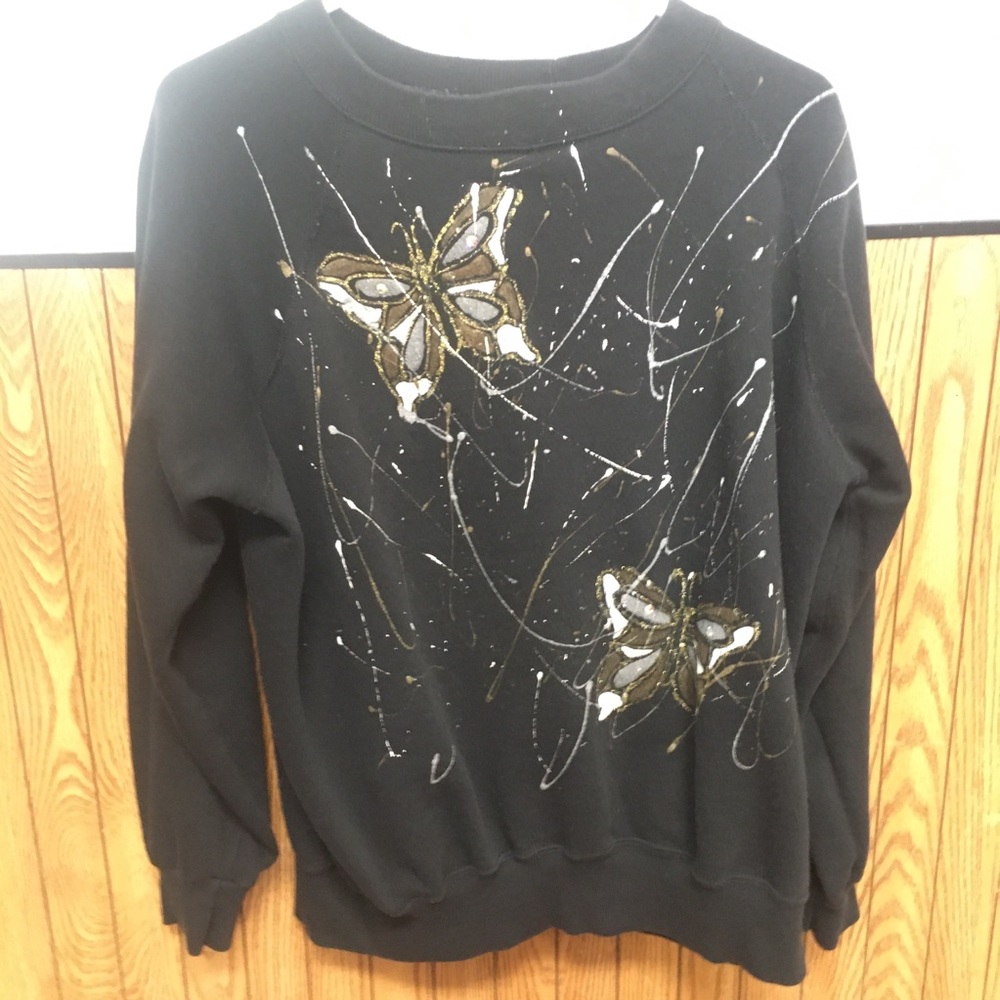 π§Ί Unknown Laundry - vintage handmade sweatshirt - Picture 1 of 5